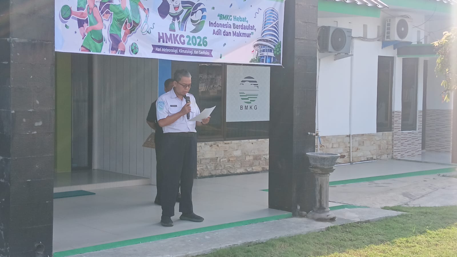 Upacara Hari Meteorologi Klimatologi dan Geofisika ke-79